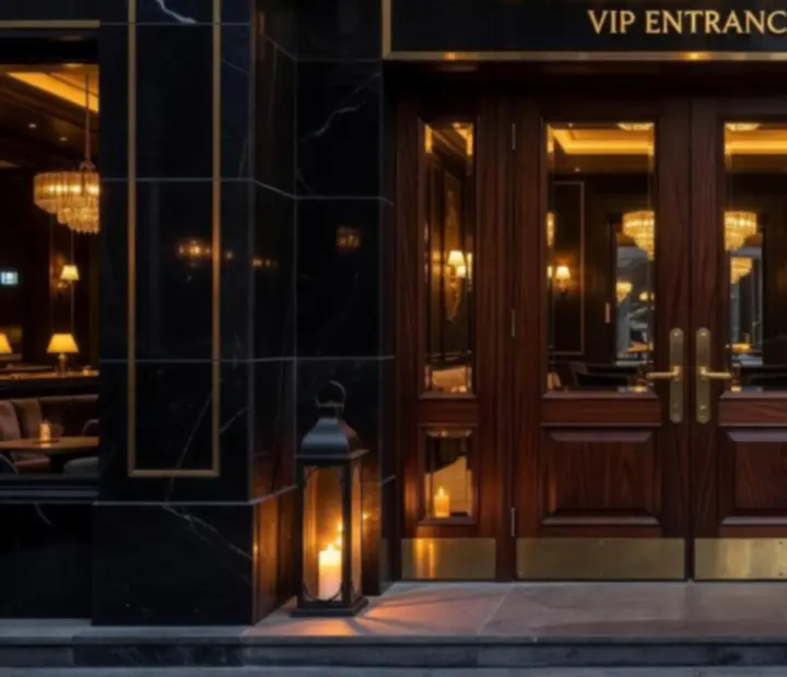Candlelit VIP vstup do elegantního prostoru Czech Royale